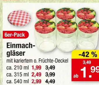 Zimmermann Einmachgläser Angebot