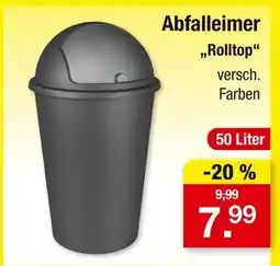 Zimmermann Abfalleimer rolltop Angebot