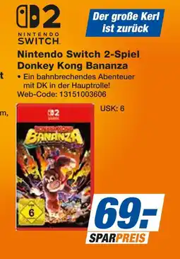 Expert Nintendo switch 2-spiel donkey kong bananza Angebot