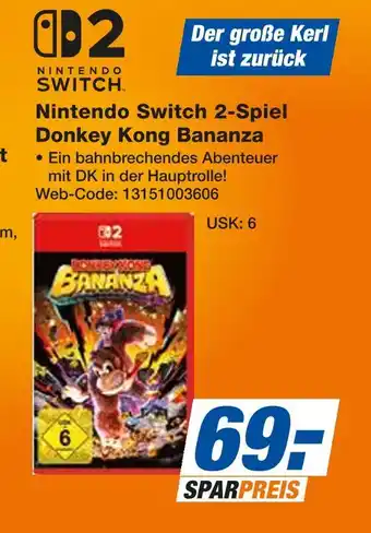 Expert Nintendo switch 2-spiel donkey kong bananza Angebot