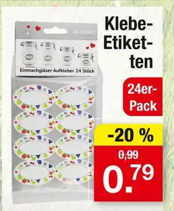 Zimmermann Klebe-etiketten Angebot