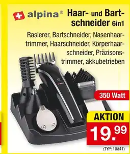 Zimmermann Alpina haar- und bartschneider 6in1 Angebot