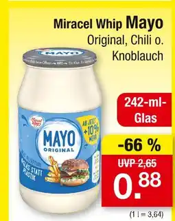 Zimmermann Miracel whip mayo original, chili o. knoblauch Angebot