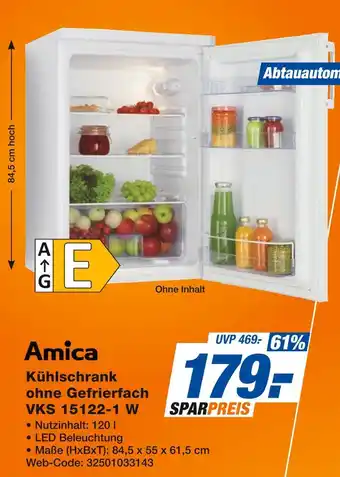 Expert Amica kühlschrank ohne gefrierfach vks 15122-1 w Angebot
