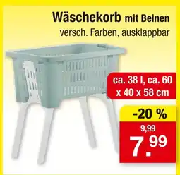 Zimmermann Wäschekorb mit beinen Angebot