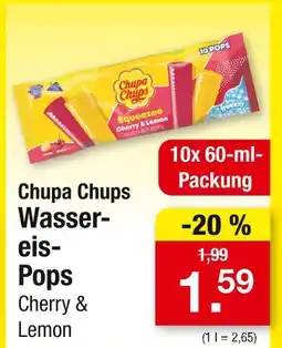 Zimmermann Chupa chups wassereis-pops cherry & lemon Angebot