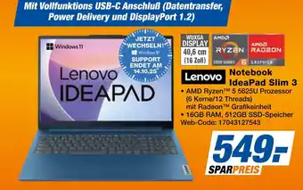 Expert Lenovo notebook ideapad slim 3 Angebot