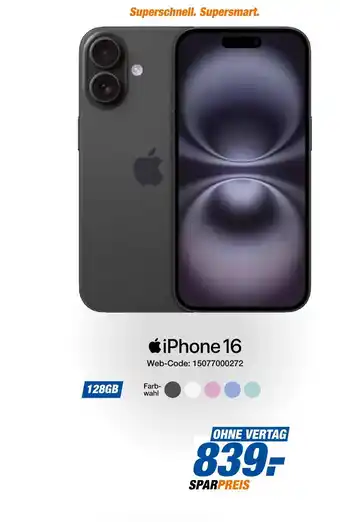 Expert Apple iphone 16 Angebot