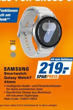 Expert Samsung smartwatch galaxy watch7 44mm Angebot