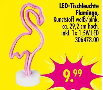 Möbel Boss Led-tischleuchte flamingo Angebot