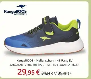 Siemes Schuhcenter Kangaroos hallenschuh kb-pang ev Angebot
