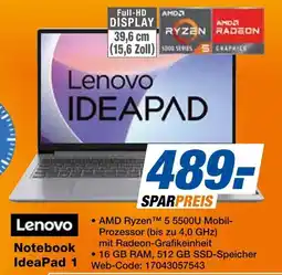 Expert Lenovo notebook ideapad 1 Angebot