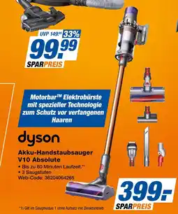 Expert Dyson akku-handstaubsauger v10 absolute Angebot