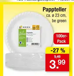 Zimmermann Heku pappteller Angebot