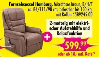 Möbel Boss Fernsehsessel hamburg Angebot