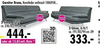 Möbel Boss 3-sitzer garnitur bruno Angebot
