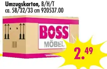 Möbel Boss Umzugskarton Angebot