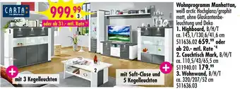 Möbel Boss Carta wohnprogramm manhattan Angebot