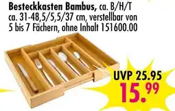 Möbel Boss Besteckkasten bambus Angebot