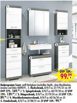 Möbel Boss Badprogramm scout Angebot
