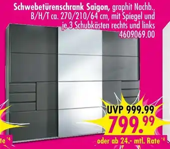 Möbel Boss Schwebetürenschrank saigon Angebot