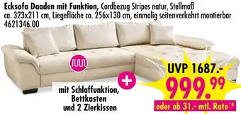 Möbel Boss Ecksofa daaden mit funktion Angebot