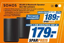 Expert Sonos wlan & bluetooth speaker era 100 schwarz Angebot