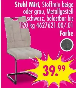Möbel Boss Stuhl miri Angebot