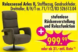 Möbel Boss Relaxsessel arles ii Angebot