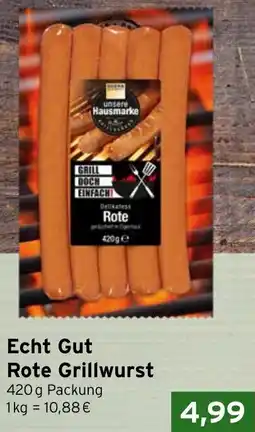 CAP Markt Echt Gut Rote Grillwurst Angebot