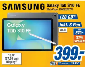 Expert Samsung galaxy tab s10 fe Angebot