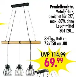 Möbel Boss Pendelleuchte 3-flg Angebot