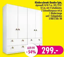 Möbel Boss Kleiderschrank quadra-spin Angebot