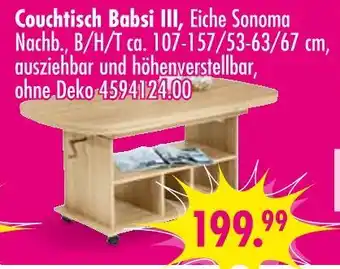 Möbel Boss Couchtisch babsi iii Angebot