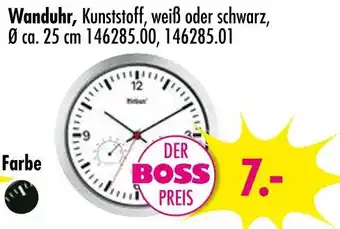 Möbel Boss Wanduhr Angebot