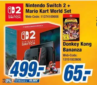 Expert Nintendo nintendo switch 2 + mario kart world set Angebot