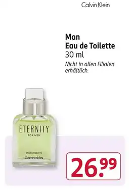 Rossmann Calvin klein man eau de toilette Angebot