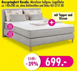 Möbel Boss Boxspringbett Angebot
