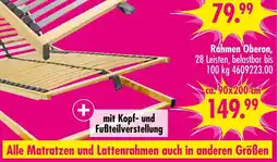Möbel Boss Rahmen oberon Angebot