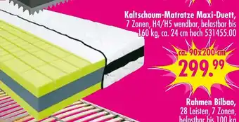 Möbel Boss Kaltschaum-matratze maxi-duett Angebot