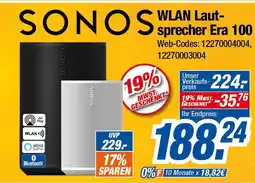 Expert Sonos wlan lautsprecher era 100 Angebot