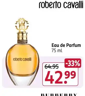 Rossmann Roberto cavalli eau de parfum Angebot