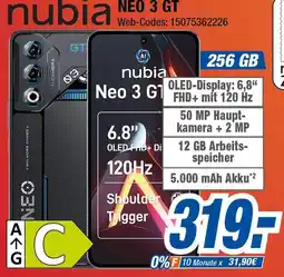 Expert Nubia neo 3 gt Angebot