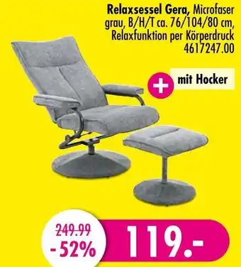 Möbel Boss Relaxsessel gera Angebot