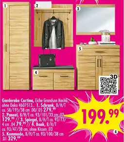 Möbel Boss Garderobe cortina Angebot
