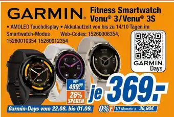 Expert Garmin fitness smartwatch venu 3 Angebot