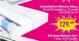 Möbel Boss Taschenfederkern-matratze galaxy Angebot