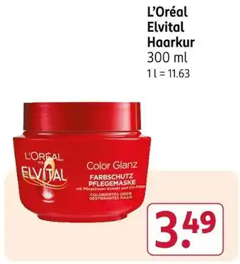 Rossmann L’oréal elvital haarkur Angebot