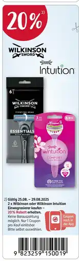 Rossmann Wilkinson sword essentials black edition Angebot