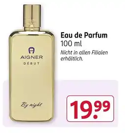 Rossmann Aigner début by night eau de parfum Angebot